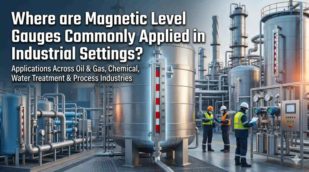 Where are Magnetic Level Gauges Commonly Applied in Industrial Settings?